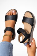 Women's Adjustable Strap Comfort Sandals for Spring | Lightweight, Breathable Design, Casual Footwear