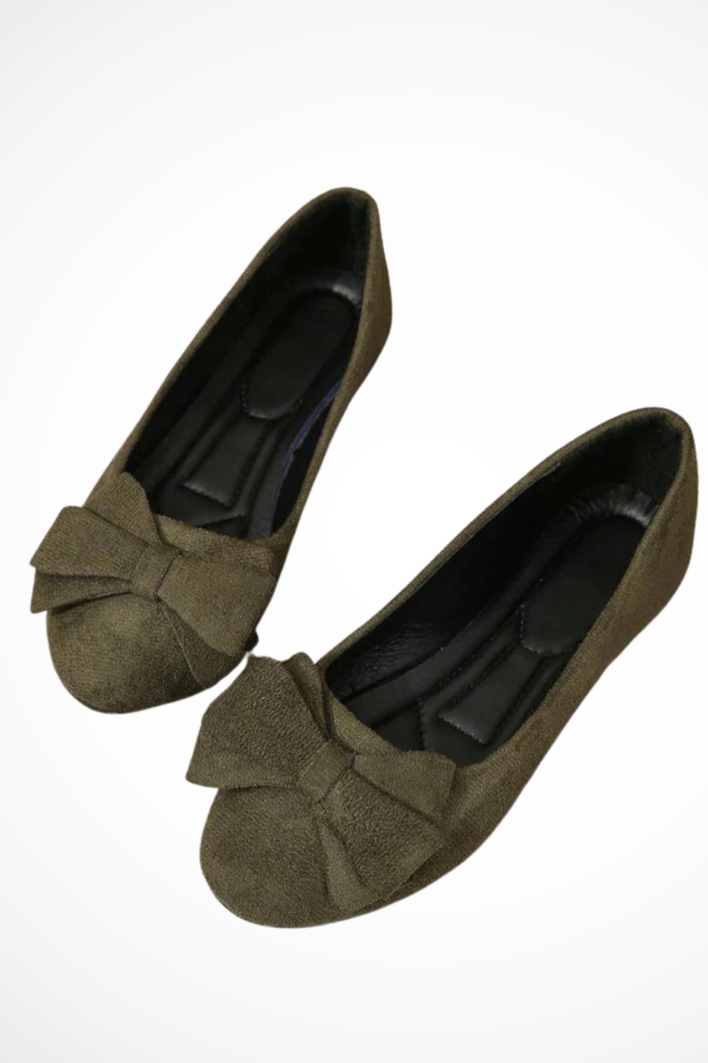 Women's Bow Detail Walking Flats - Comfortable Everyday Footwear for Casual Outings