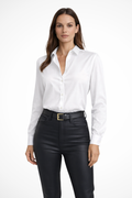 Women's Long Sleeve V Neck Blouse | Relaxed Fit, Soft Fabric | Casual Wear Top for Everyday Style