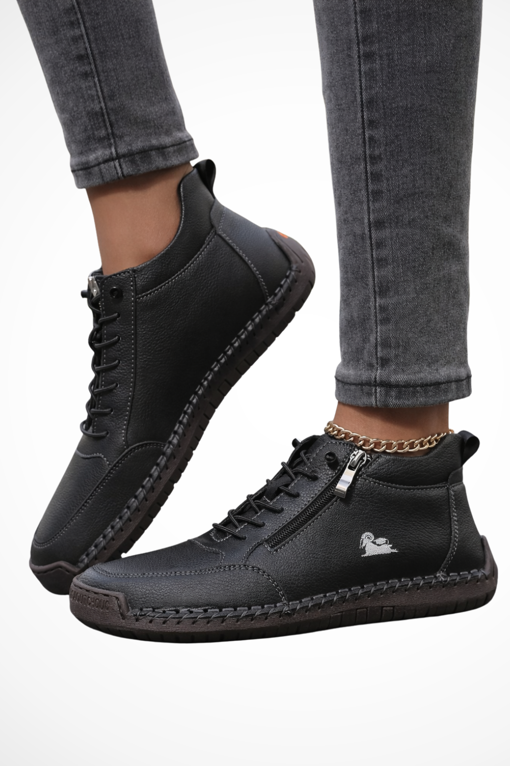 Women's Spring Zip Up Walking Sneakers - Relaxed Fit, Breathable Material, Casual Style for Everyday Comfort