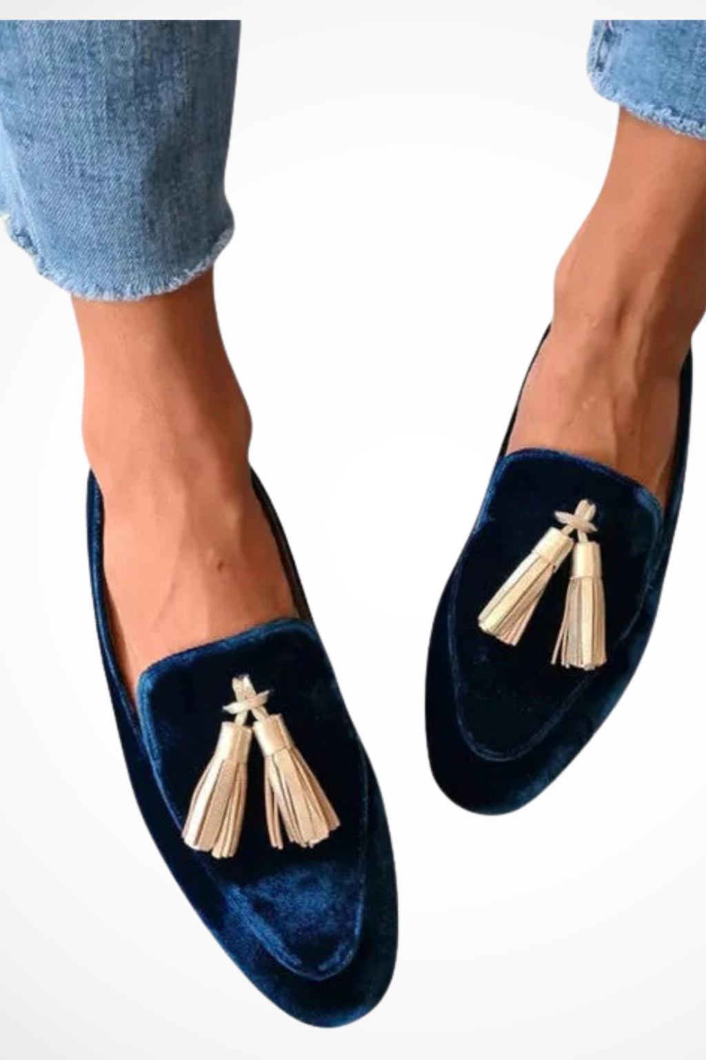 Women's Velvet Tassel Loafers | Spring Style | Comfortable Casual Footwear | Perfect for Everyday Wear