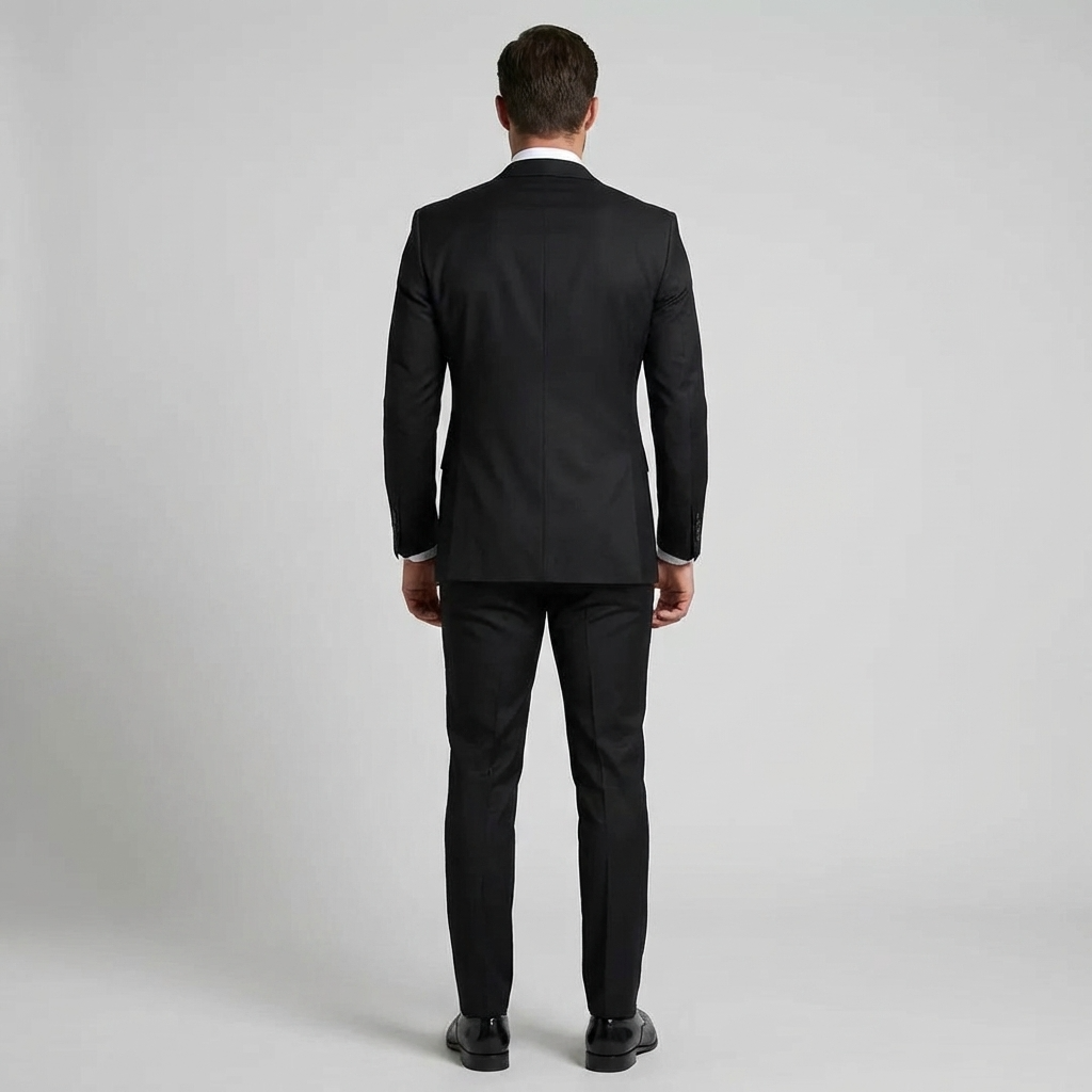 Men's Slim Fit Three-Piece Suit Blend for Weddings and Groomsmen
