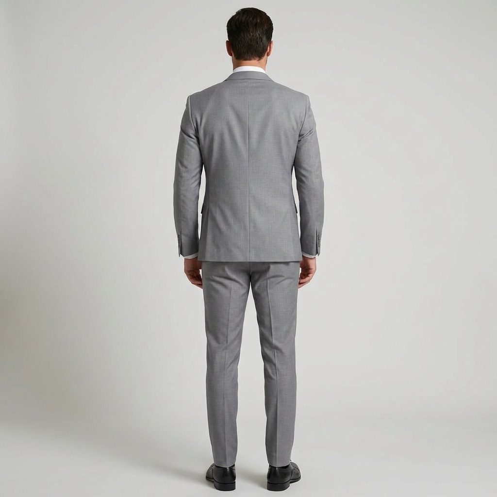 Men's Slim Fit Three-Piece Suit Blend for Weddings and Groomsmen