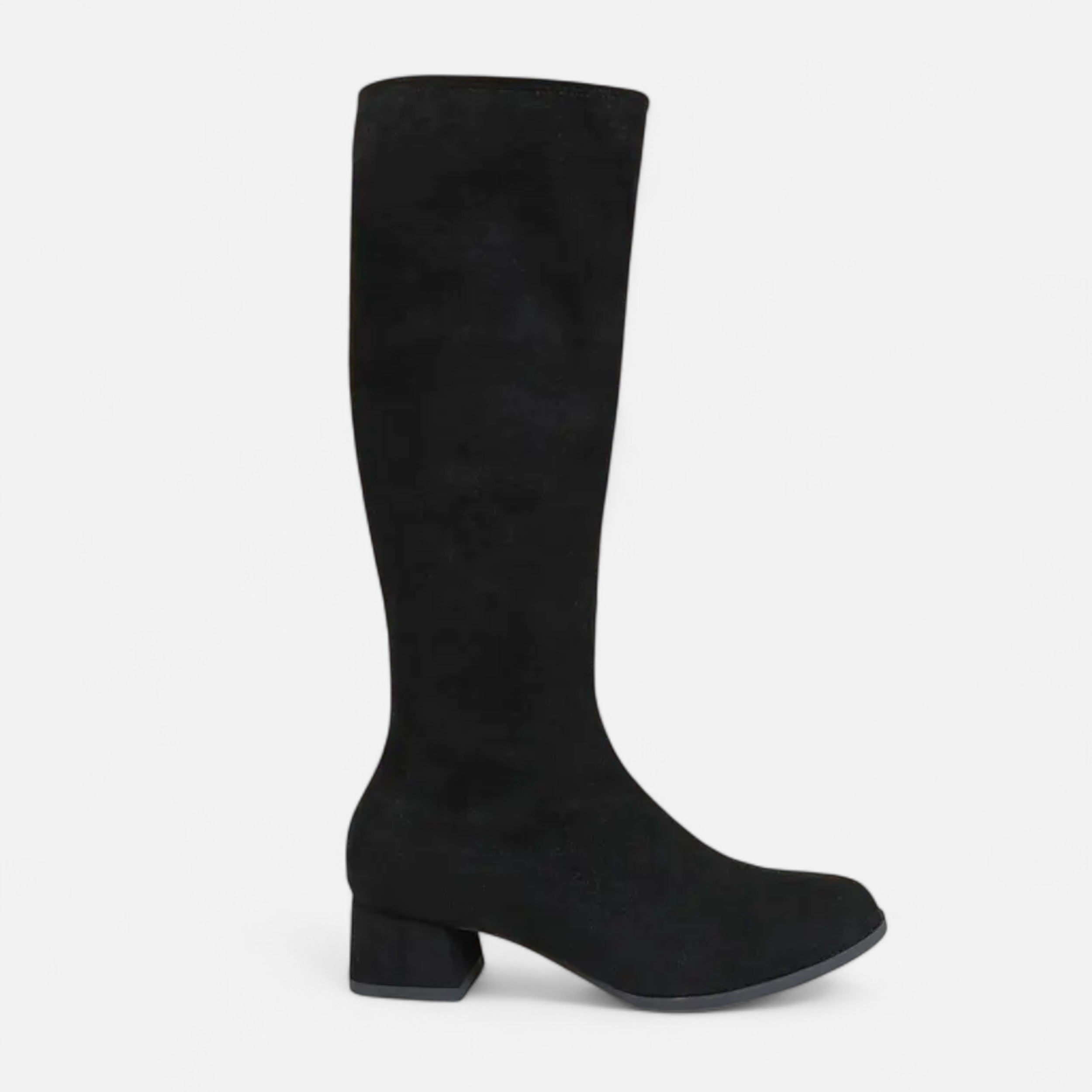 Women's Skinny Zipper Boots - Stylish Faux Leather Ankle Footwear