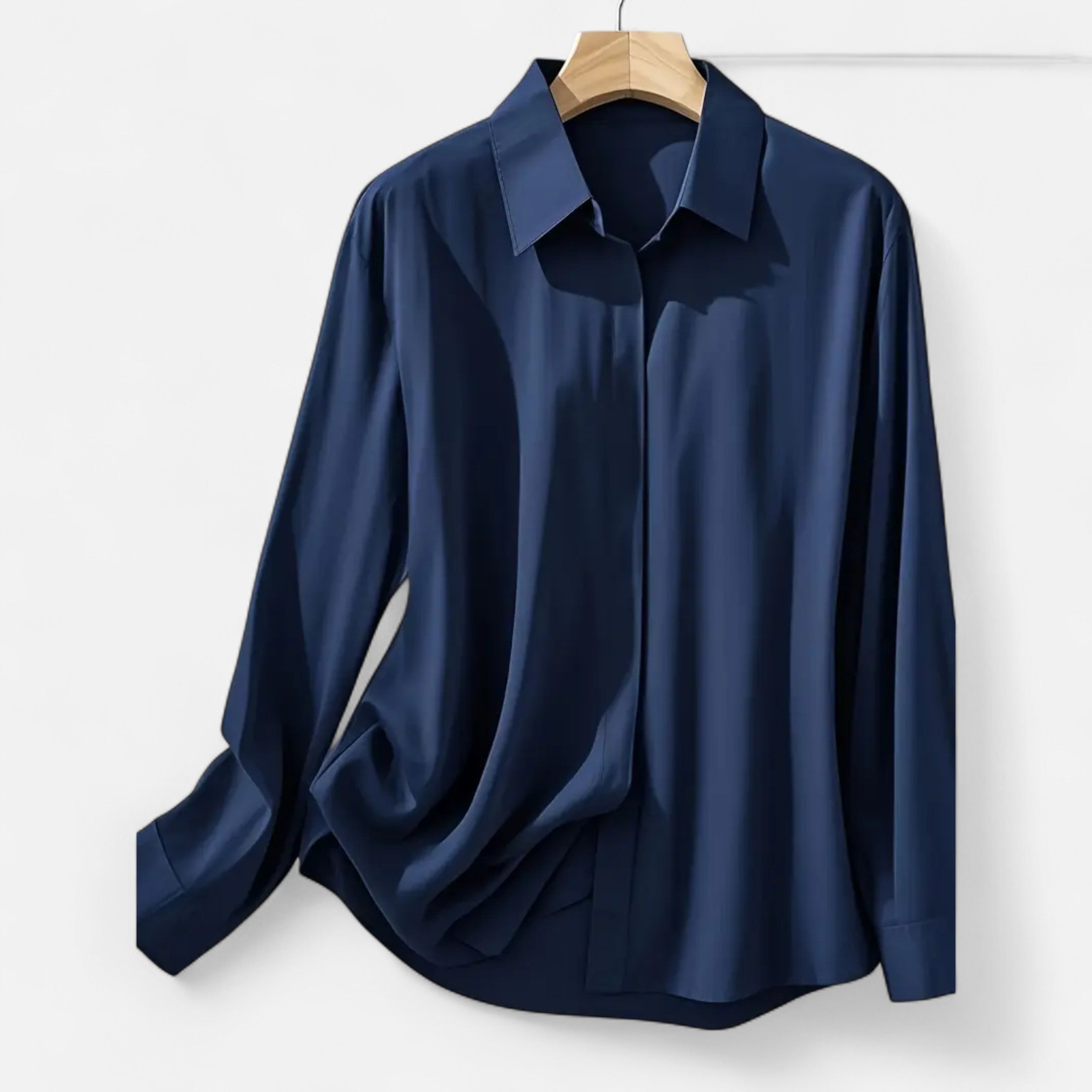 French-Style Women's Blouse | Lightweight Fabric | Casual or Work Wear