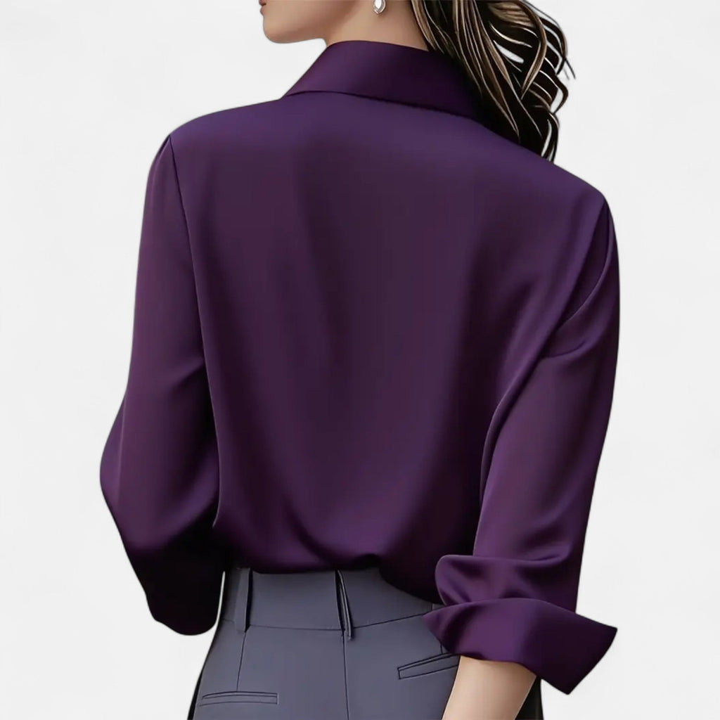 French-Style Women's Blouse | Lightweight Fabric | Casual or Work Wear