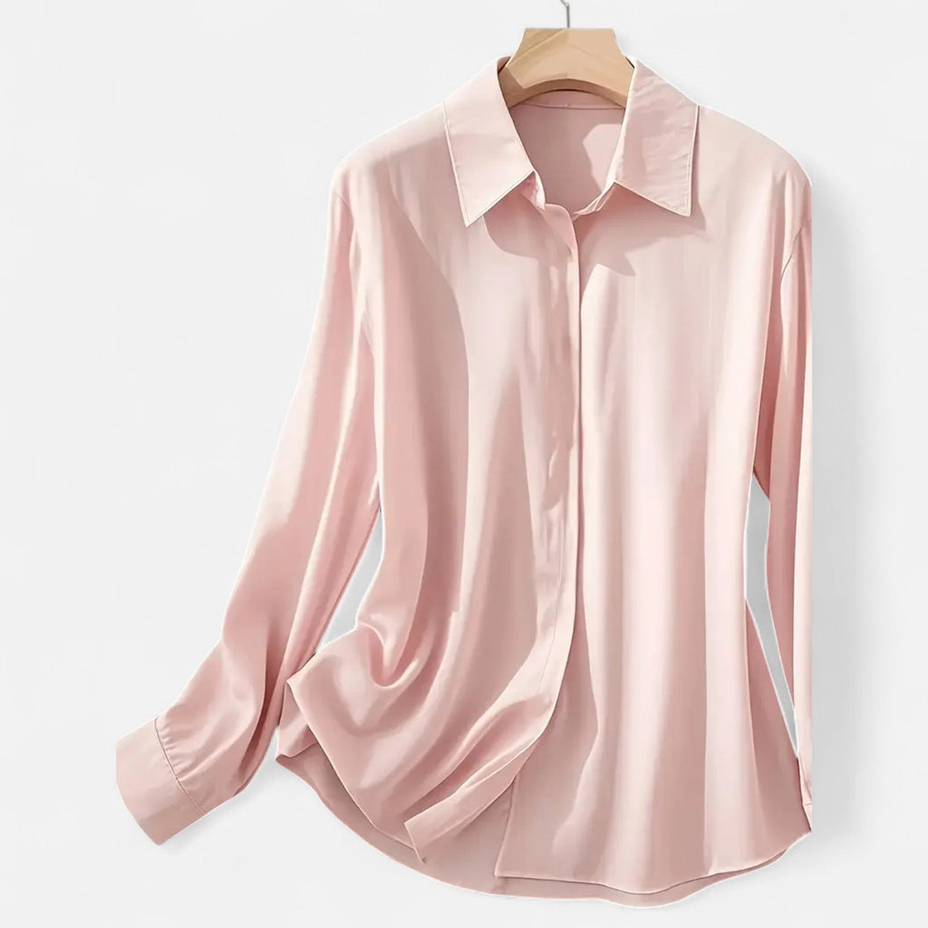 French-Style Women's Blouse | Lightweight Fabric | Casual or Work Wear