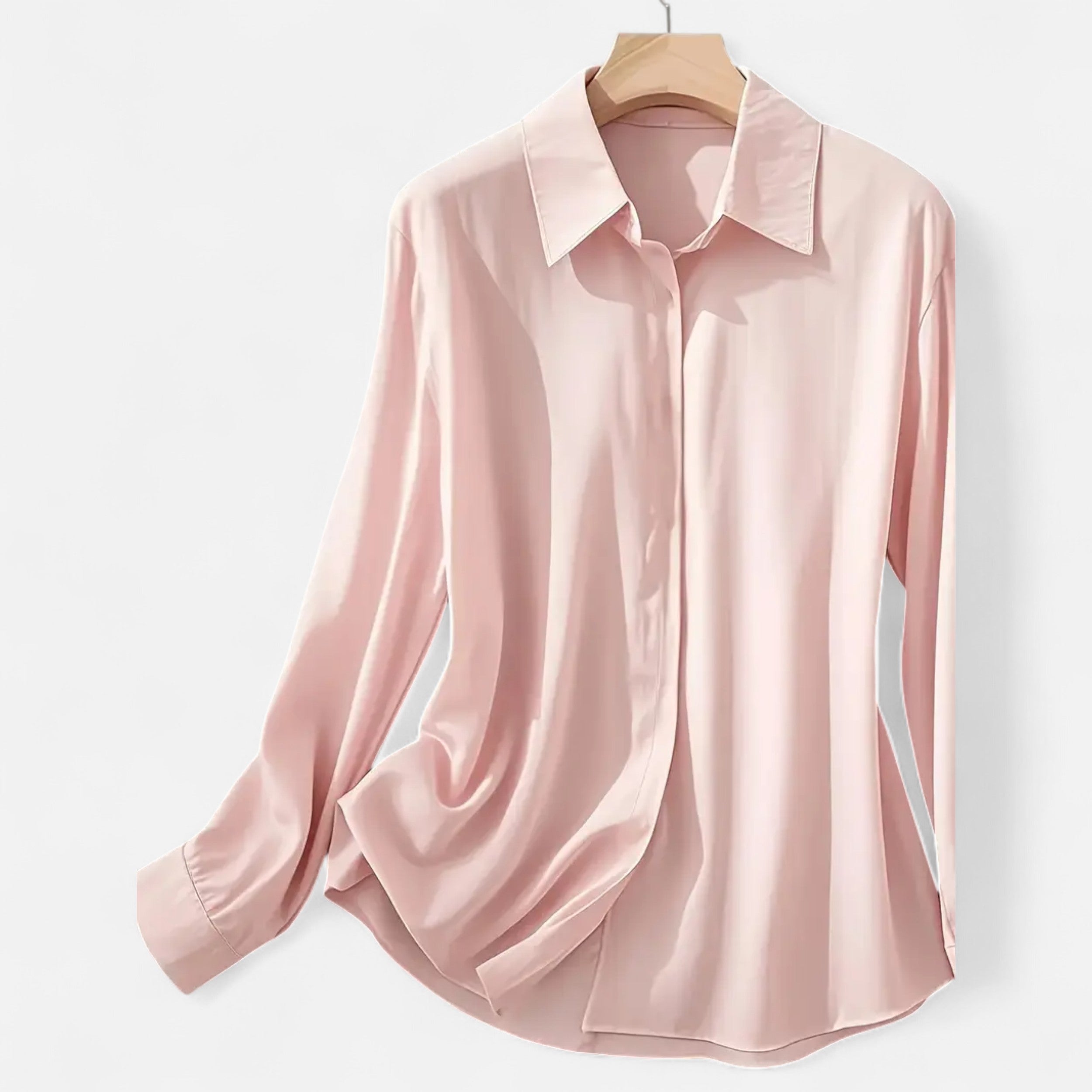 French-Style Women's Blouse | Lightweight Fabric | Casual or Work Wear
