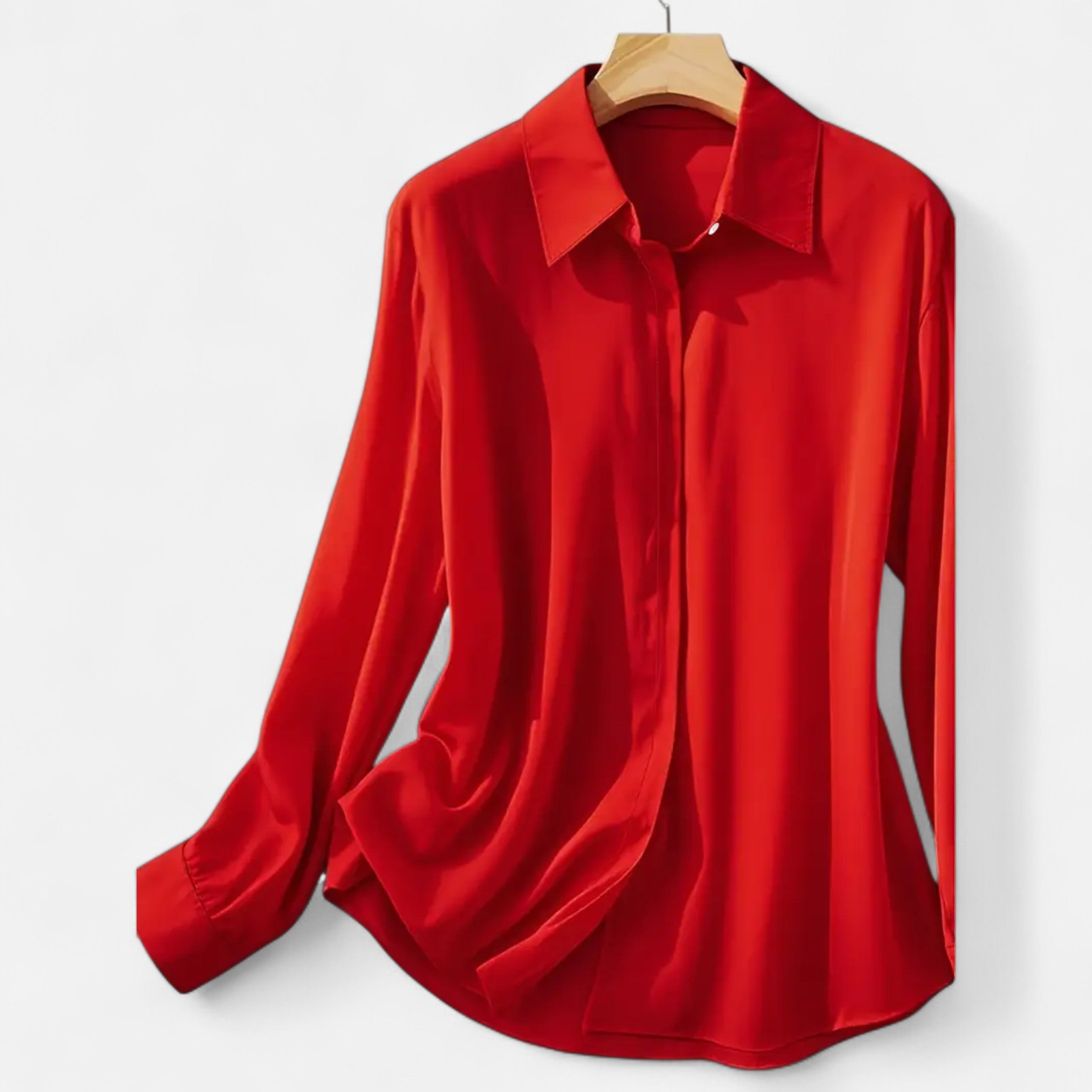 French-Style Women's Blouse | Lightweight Fabric | Casual or Work Wear