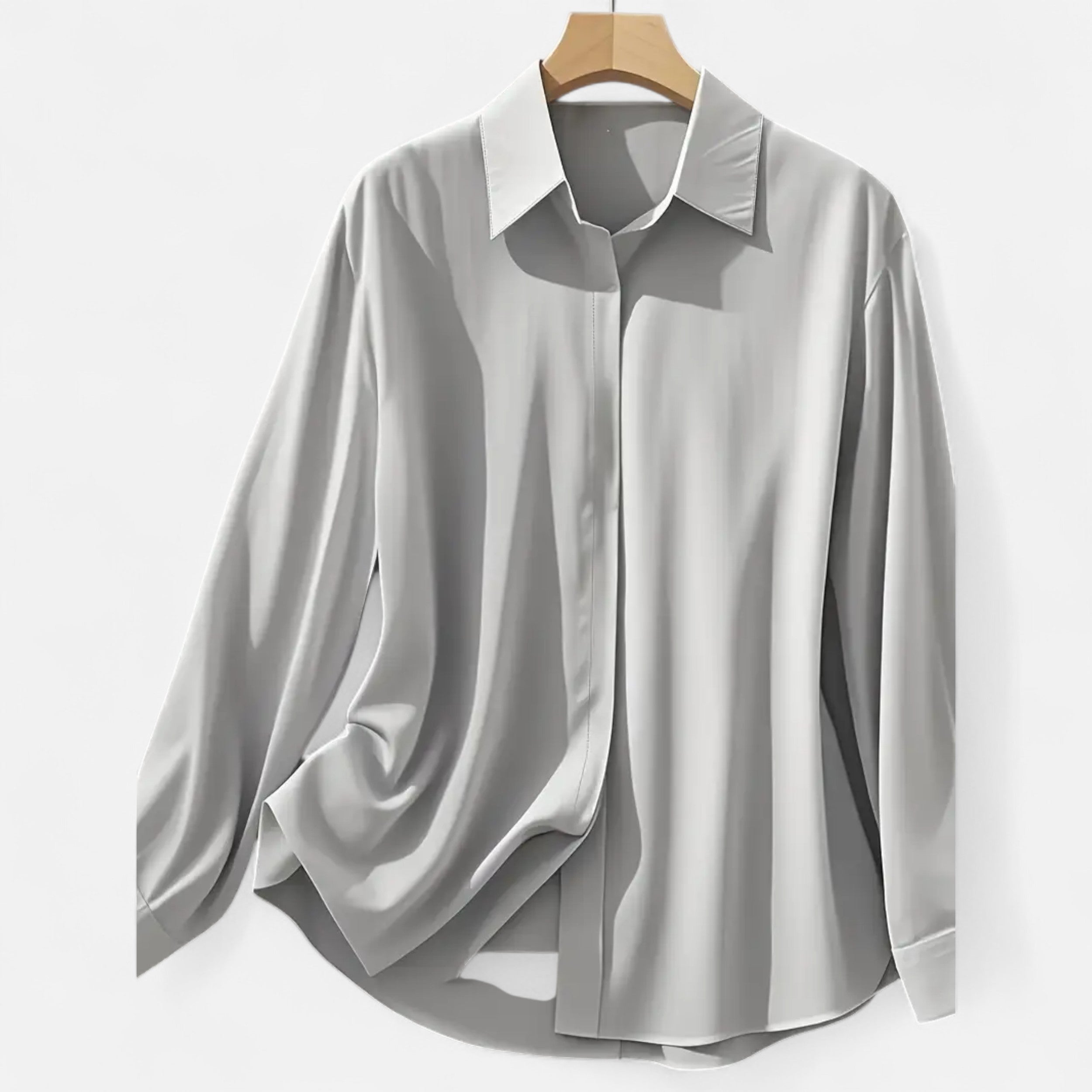 French-Style Women's Blouse | Lightweight Fabric | Casual or Work Wear