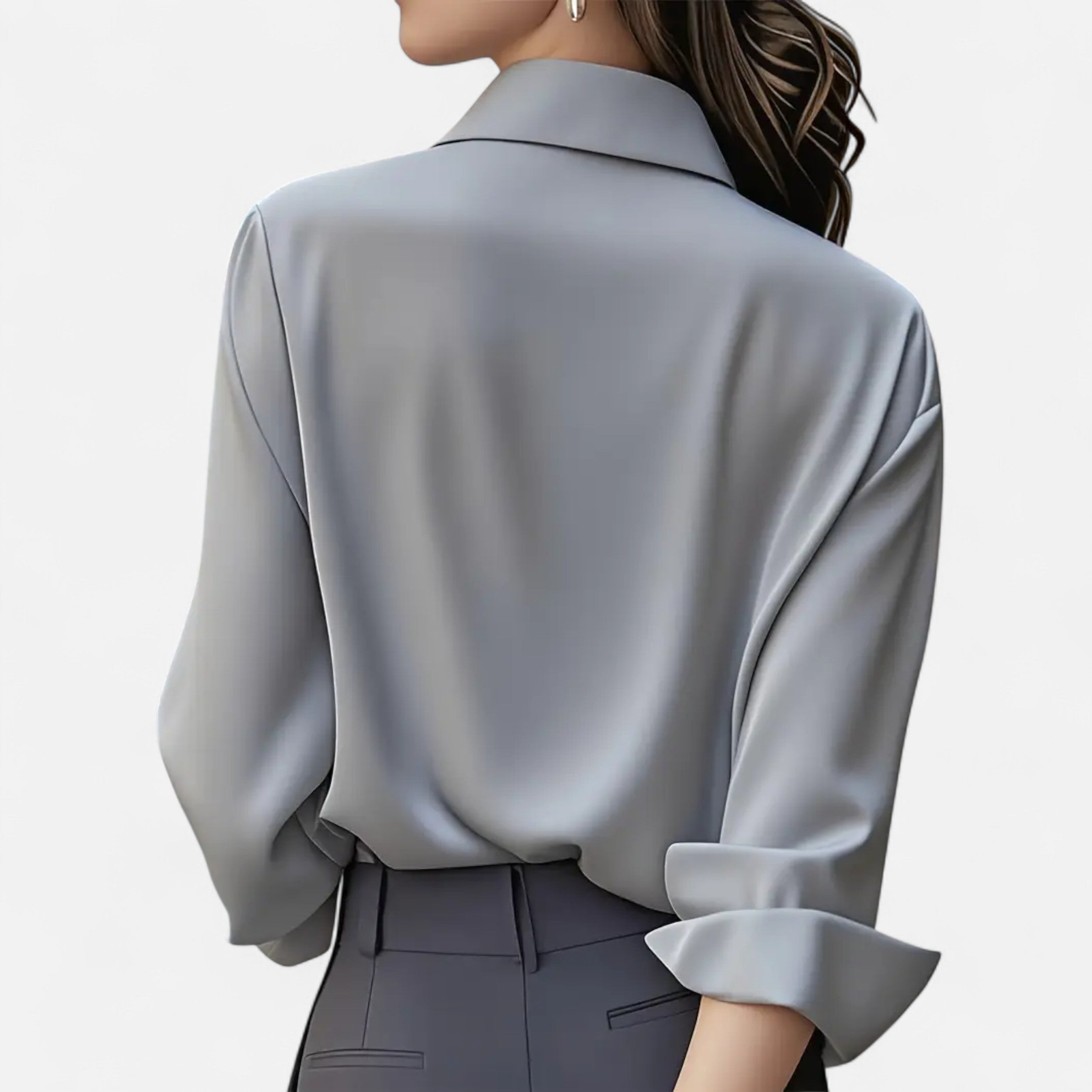 French-Style Women's Blouse | Lightweight Fabric | Casual or Work Wear