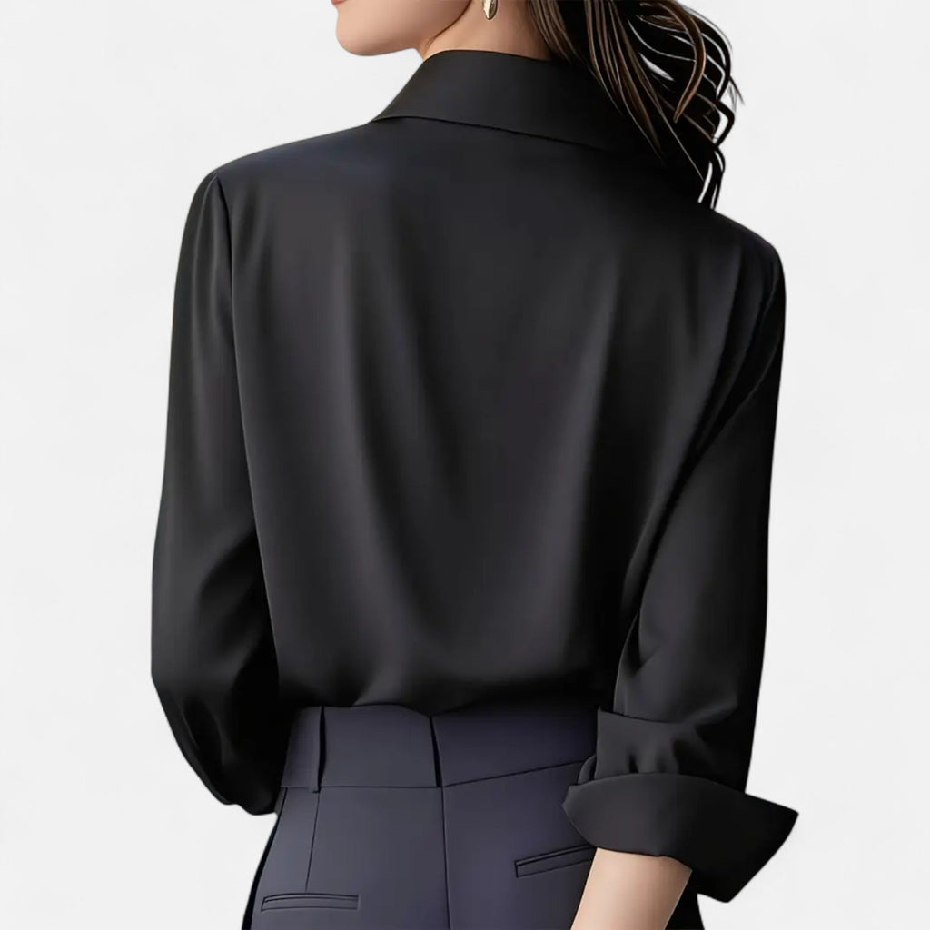 French-Style Women's Blouse | Lightweight Fabric | Casual or Work Wear