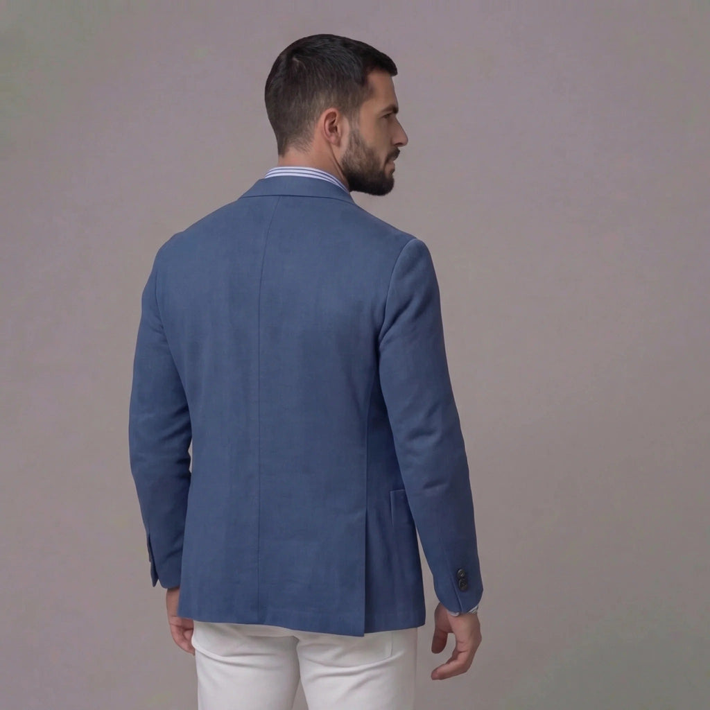 Men's Linen Blazer Jacket - Lightweight, Casual Style for Summer Events
