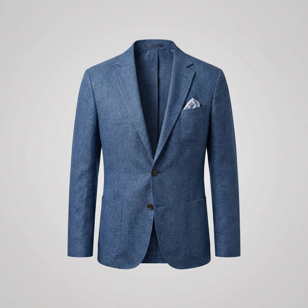Men's Linen Blazer Jacket - Lightweight, Casual Style for Summer Events